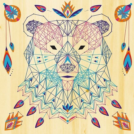 Janod Zestaw kreatywny Przeplatanka 3D String art Zwierzęta 10+