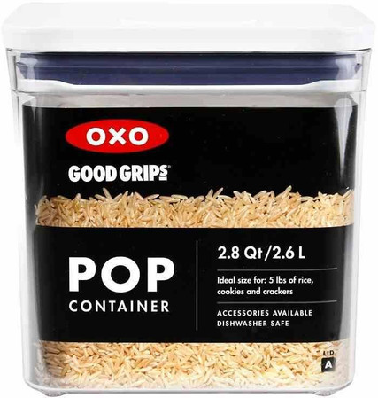 OXO-Pojemnik POP 2,6l. kwadrat L niski, Good Grips