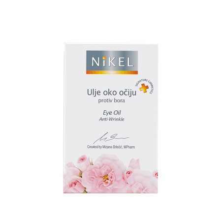  Nikel, Naturalny olejek pod oczy z kwiatów dzikiej róży i passiflora, 10 ml