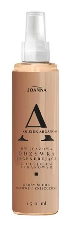 JOANNA Hair Dwufazowa Odżywka regenerująca z Olejkiem Arganowym do włosów suchych matowych i zniszczonych 150ml