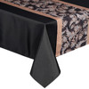 OBRUS ANITA 1 140 X 260 CM CZARNY
