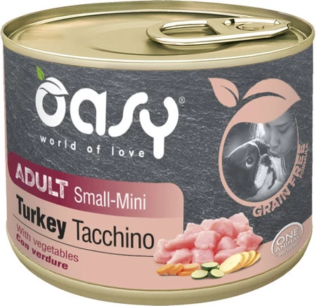 OASY Dog OAP GF Adult Small / Mini Turkey Indyk 200g