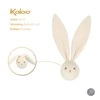 Kaloo Miękka piłeczka-grzechotka Królik 6 cm kremowa kolekcja Lapinoo