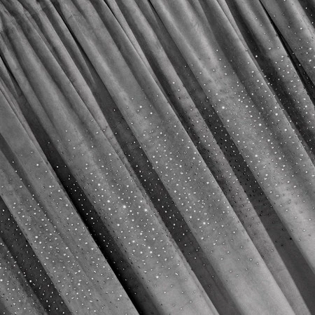 ZASŁONA GOTOWA AURORA NA TAŚMIE 140 X 270 CM STALOWY