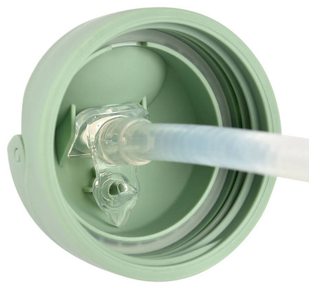 Beaba Bidon niekapek ze słomką tritanowy 300 ml Sage green