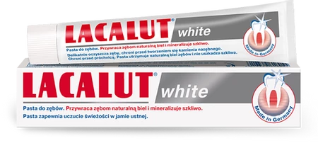 LACALUT WHITE, pasta do zębów − 75 ml