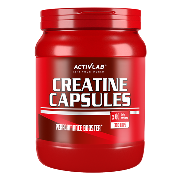 ACTIVLAB CREATINE CAPSULES kreatyna monohydrat 300 kaps. - Nabea.pl