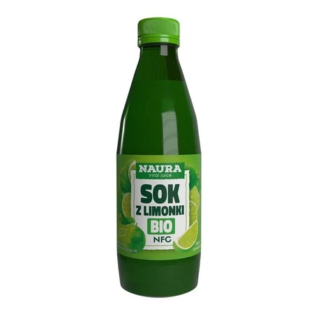 Zestaw 2x Ekologiczny sok z limonek 100% NFC 250 ml