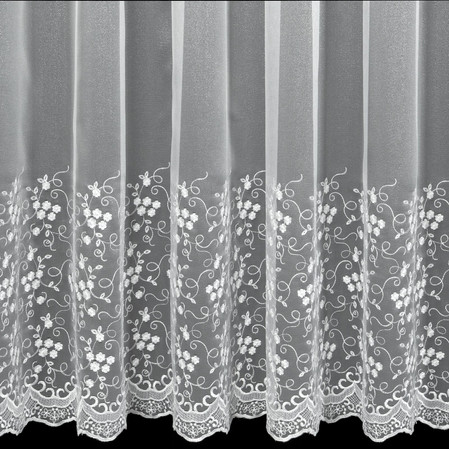 FIRANA GOTOWA DEK 400 X 160 CM BIAŁY