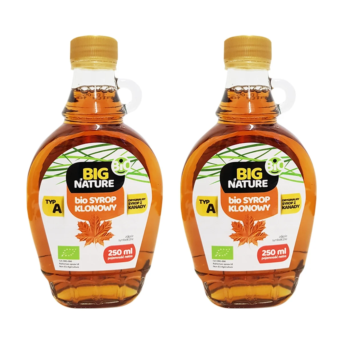 Zestaw 2x Big Nature Syrop Klonowy BIO 250 ml - Nabea.pl
