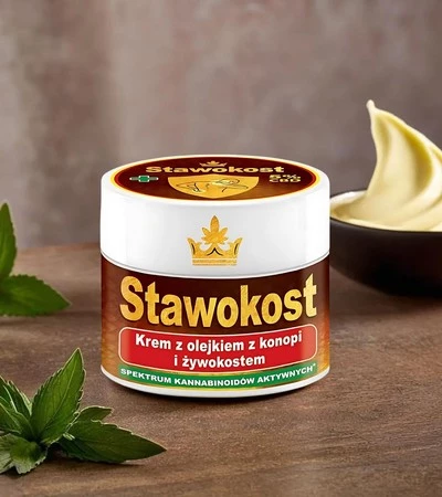 Asepta - Stawokost krem z olejkiem z konopi i żywokostem 5% CBD - 150 ml