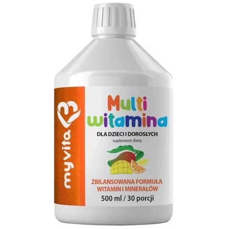 Myvita Multiwitamina dla dzieci i dorosłych 500 ml