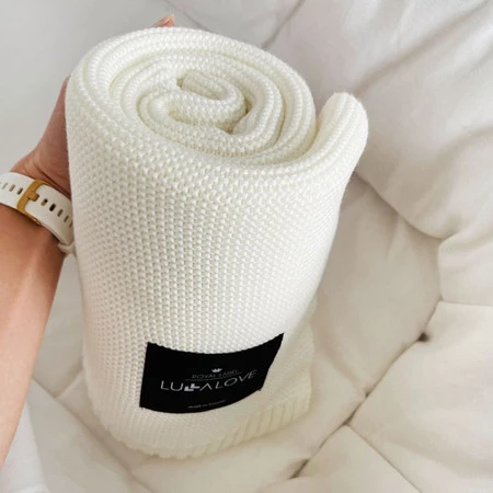 Lullalove, Bambusowy koc - kokos, splot klasyczny