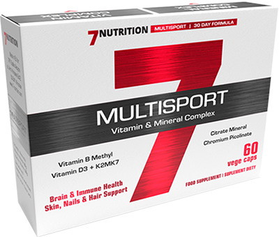 7NUTRITION MULTISPORT kompleks witamin i minerałów 60 kaps. vege