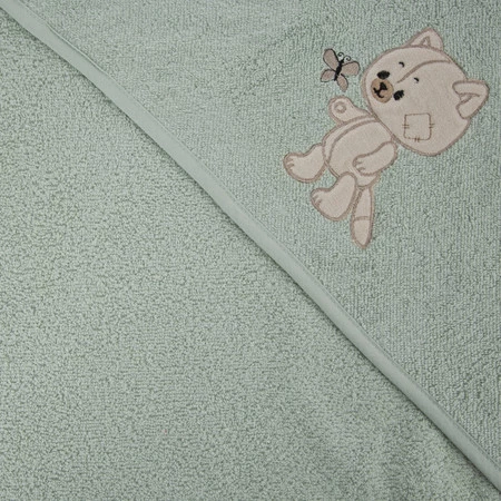 Ręcznik Dziecięcy Baby66 100 x 100 cm, Miętowy