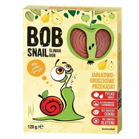 Bob Snail − Przekąska jabłkowo-gruszkowa − 120 g