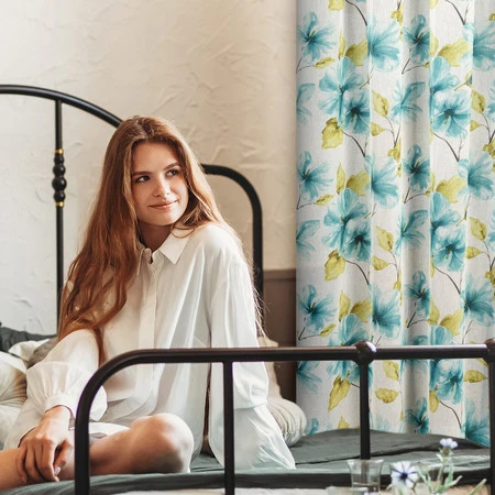 FIRANA GOTOWA SOFIA NA TAŚMIE 140 X 270 CM BIAŁY