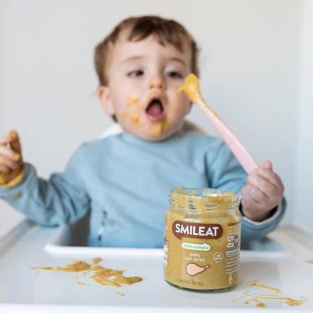 Smileat, BIO Słoiczek z kurczakiem i ryżem 6m+, 230 g