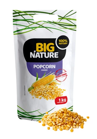 Big Nature Popkorn ziarno 1  kg