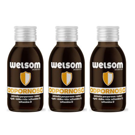 Zestaw: 3x Welsom Shot Odporność 100 ml