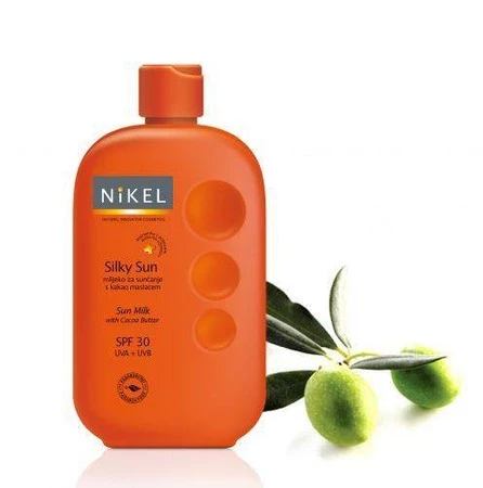 NIKEL, Jedwabiste mleczko do ciała z masłem kokosowym, SPF30 UVA/UVB, 230ml