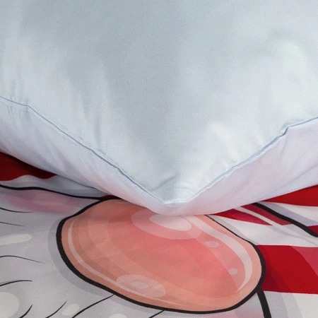 Komplet pościeli świątecznej rozm.: 160 x 200 cm, z motywem skrzata