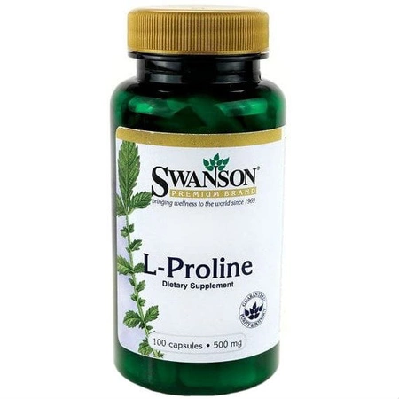 Swanson - L-Proline - 500 mg - 100 kaps