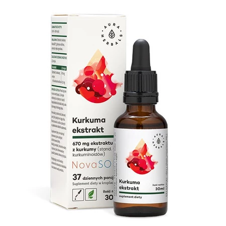 Kurkuma Nova Sol - ekstrakt w kroplach (30 ml)