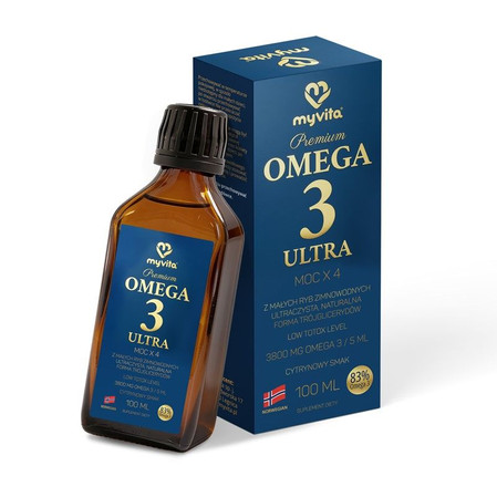 Myvita Omega 3 ULTRA kwasy tłuszczowe EPA i DHA 200 ml