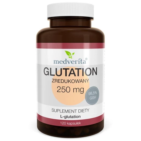 Medverita Glutation Zreukowany 250mg 120 kap