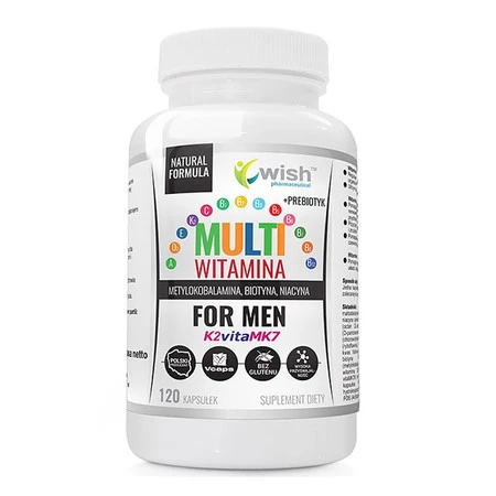 Wish Multiwitamina Complex Dla Mężczyzn 120 kaps.