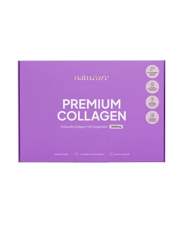 Zestaw 2x Natu Care Premium Collagen, szoty kolagenowe 10 000 mg, 15 szt. smak owoców leśnych