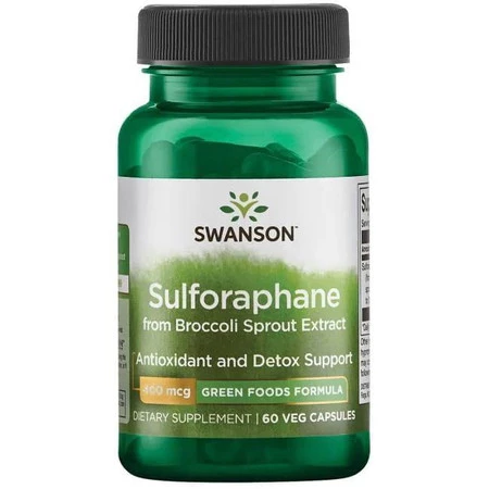 Swanson Sulforafan Kiełki Brokuła 400 Mcg 60 K