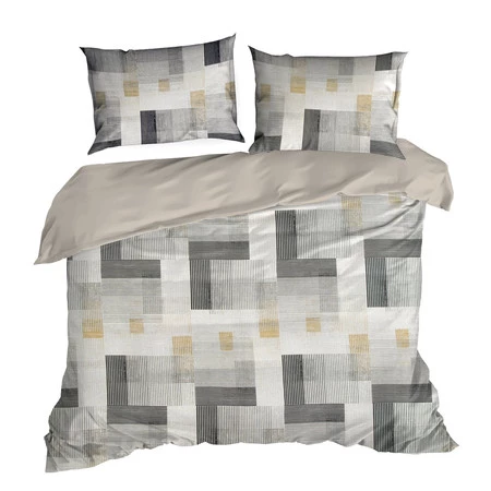 KOMPLET POŚCIELI HOME 06 220 X 200 CM STALOWY