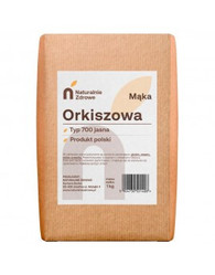 Naturalnie Zdrowe Mąka Orkiszowa Typ 700 Jasna 1kg KRÓTKA DATA 2026-10-15