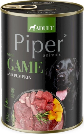 Dolina Noteci PIPER Animals Pies Dziczyzna Dynia 400g