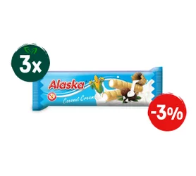 Zestaw: 3x Rurki kukurydziane z kremem kokosowym BEZGL. 18 g