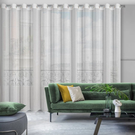 FIRANA GOTOWA LENA 350 X 250 CM BIAŁY