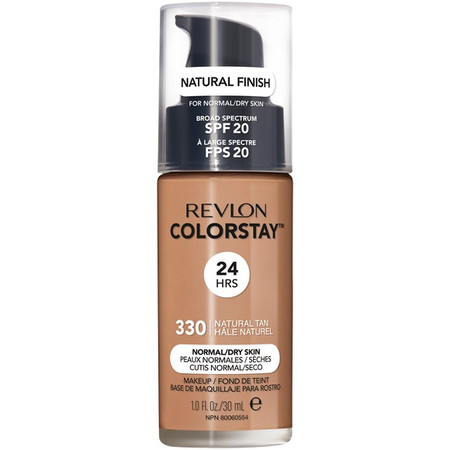ColorStay podkład z pompką do skóry normalnej i suchej z kompleksem SoftFlex 330 Natural Tan 30ml