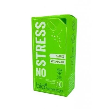 Biofarmacja NoStress 10 saszetek magnez z B6