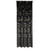 ZASŁONA GOTOWA SELENA NA TAŚMIE 140 X 270 CM CZARNY
