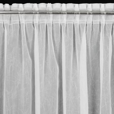 FIRANA GOTOWA ELIA NA TAŚMIE 140 X 270 CM BIAŁY