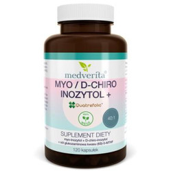 Medverita Myo/D-chiro-Inozytol 40:1 - 120 kaps.