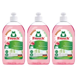 Zestaw 3x Frosch - Koncentrat do mycia naczyń Malinowy 500ml