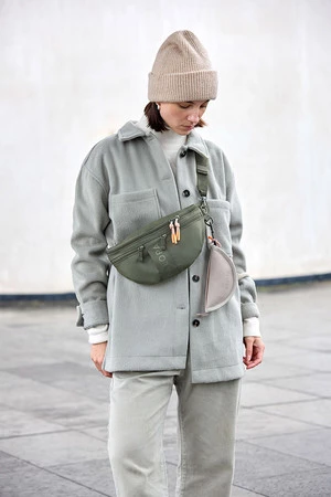 PALOPA Torebka nerka na smakołyki dla psa Emma dark olive