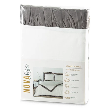 Komplet pościeli Eliza, 160 x 200 cm, Biały