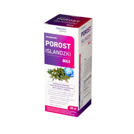 Nexon Porost Islandzki Max Syrop 200ml