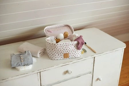 Lassig Casual Label Kuferek podróżny na akcesoria Flowers white