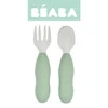 Beaba Zestaw pierwszych sztućców ze stali nierdzewnej Sage green