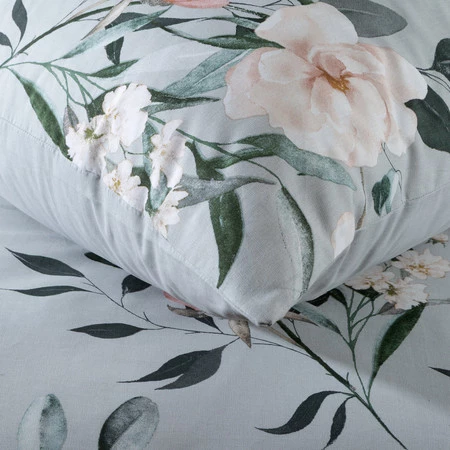 KOMPLET POŚCIELI BAWEŁNIANEJ ROSITA 140 X 200 CM SZARY